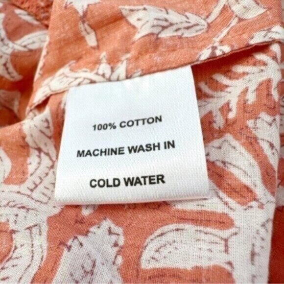 Marea by Liz Joy Olympia Sorbet Floral Print Shell Short Sleeve Kaftan Dress XS - Picture 11 of 12